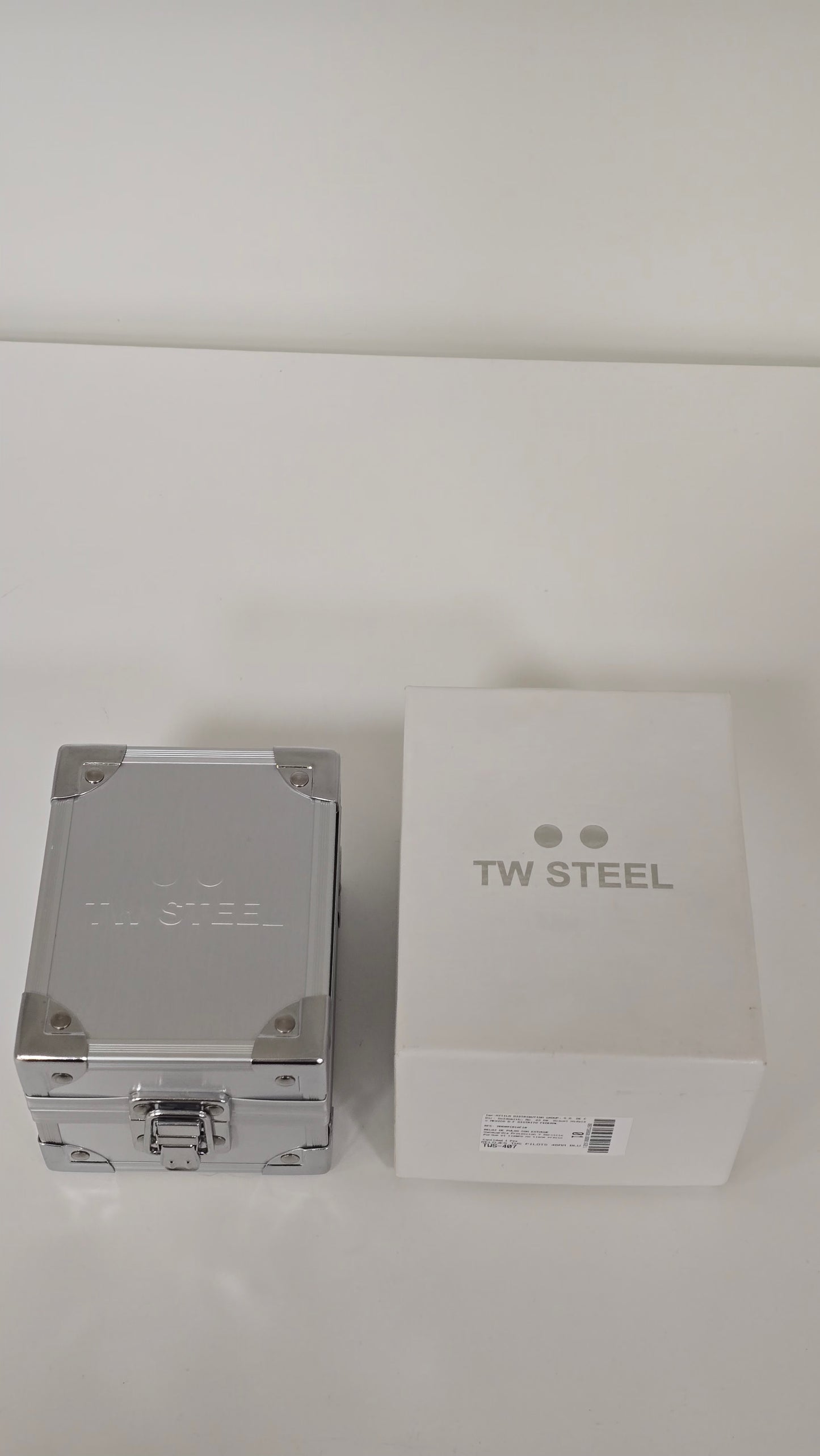 TW Steel Canteen TW515 Watch 45mm Purple/Blu Dial & Strap - Full Box Set & New Battery