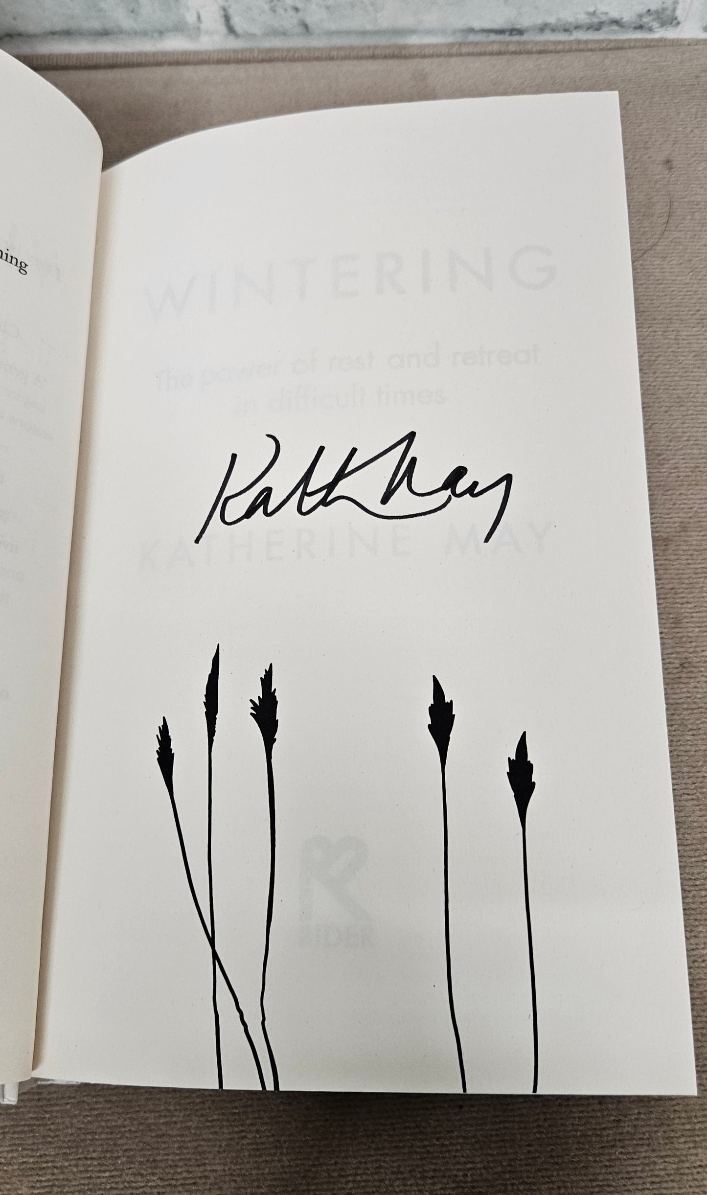 Katherine May Wintering Signed Special Edition