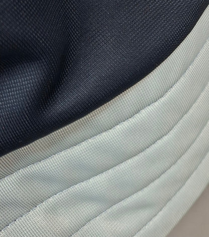 Ganni Wide Leg Track Trousers in Navy Size 10