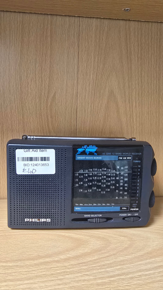 Philips AE3350 12-Band World Receiver Radio - Fully Tested & Working