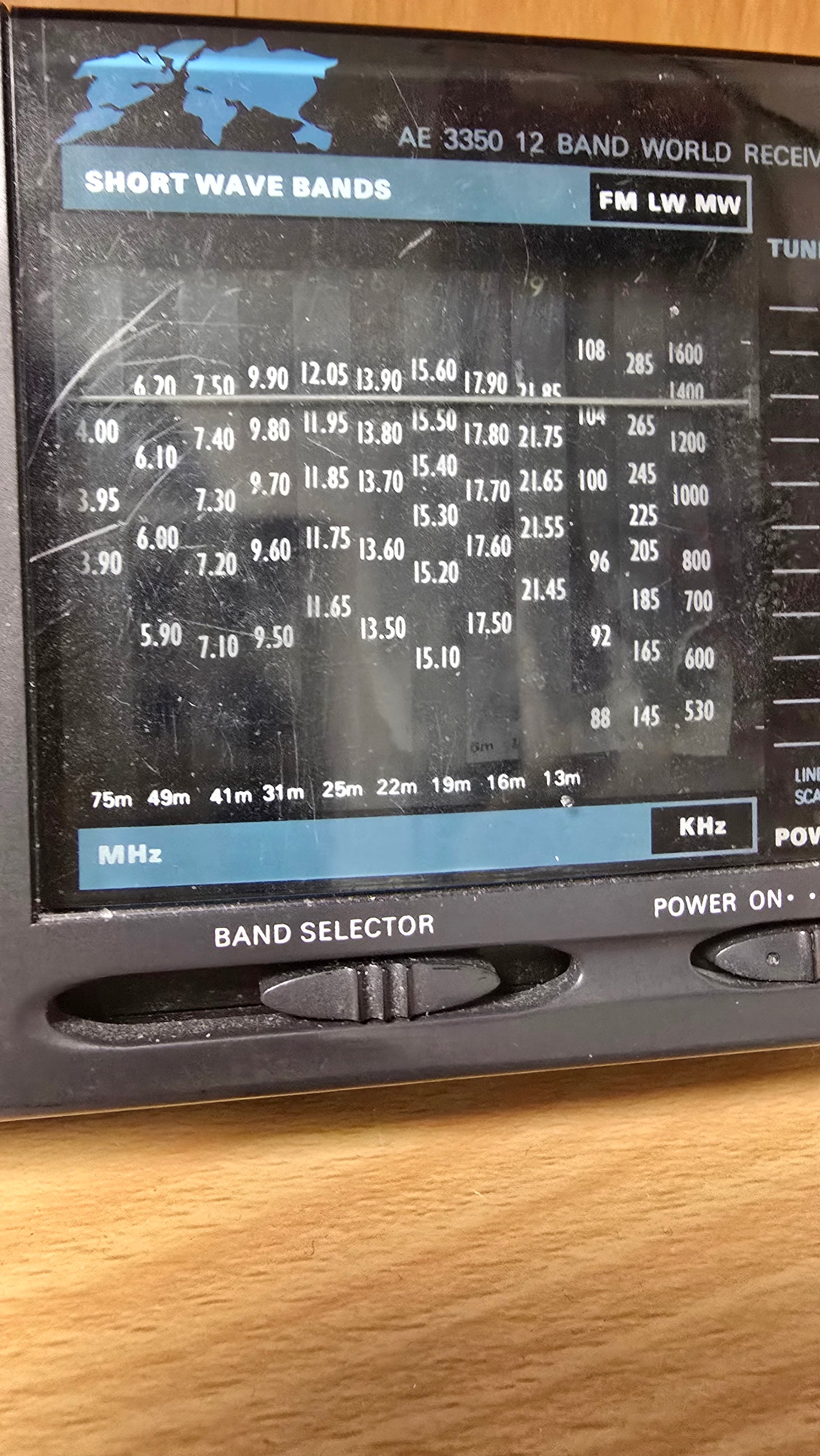 Philips AE3350 12-Band World Receiver Radio - Fully Tested & Working
