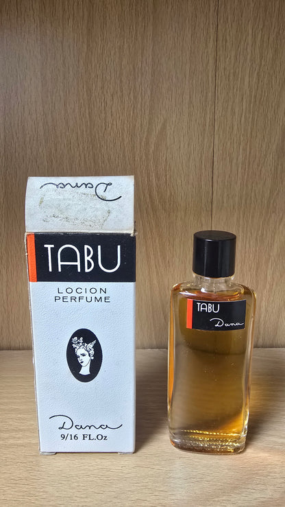 Vintage TABU Dana Locion Perfume 16ml Splash Bottle With Box FULL