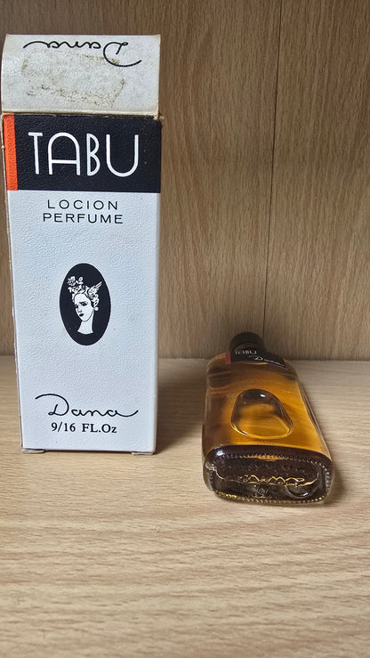 Vintage TABU Dana Locion Perfume 16ml Splash Bottle With Box FULL