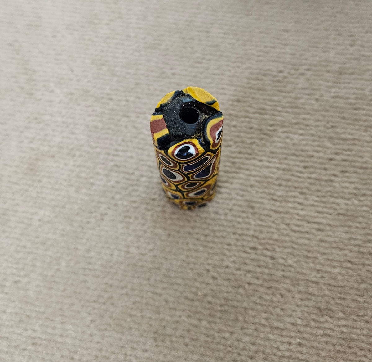 Antique Venetian 3 Millefiori African Beads