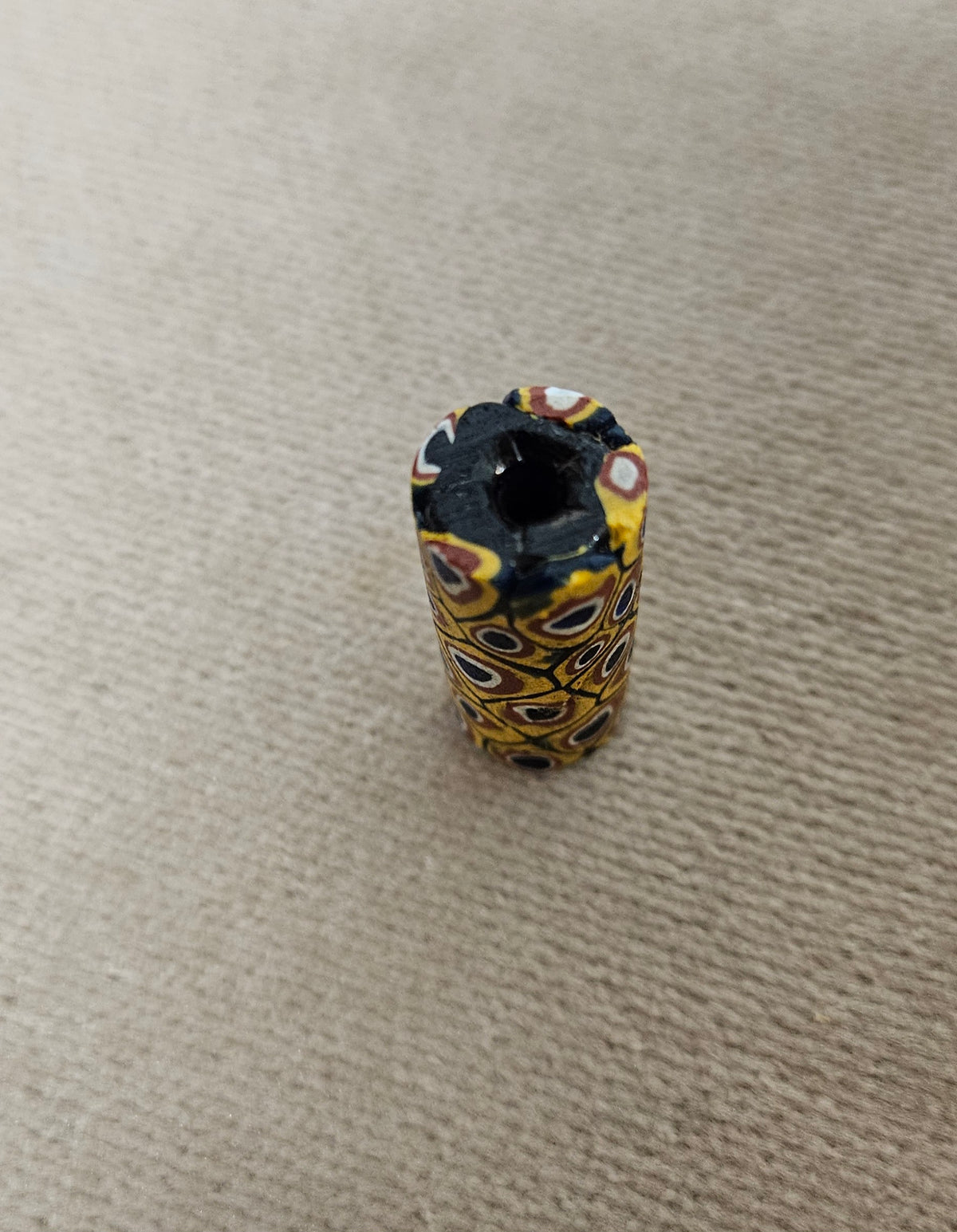 Antique Venetian 3 Millefiori African Beads