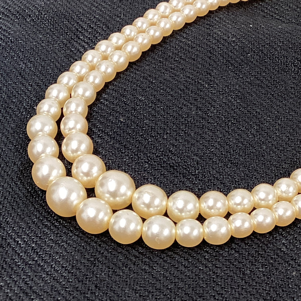 Vintage 2 String Necklace
