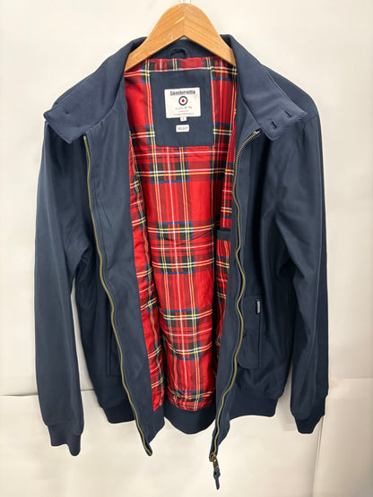 Lambretta Navy Mens Harrington Jacket Size L