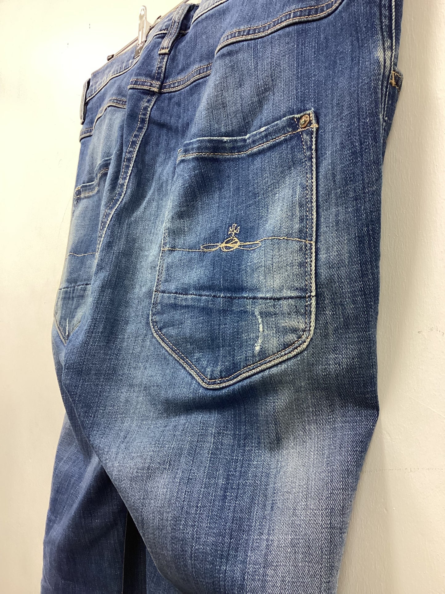 Vivienne Westwood Anglomania Mens Blue Denim Jeans W34