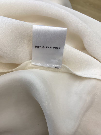 All Saints, White, Long Shirt, 100% Silk, Size 14
