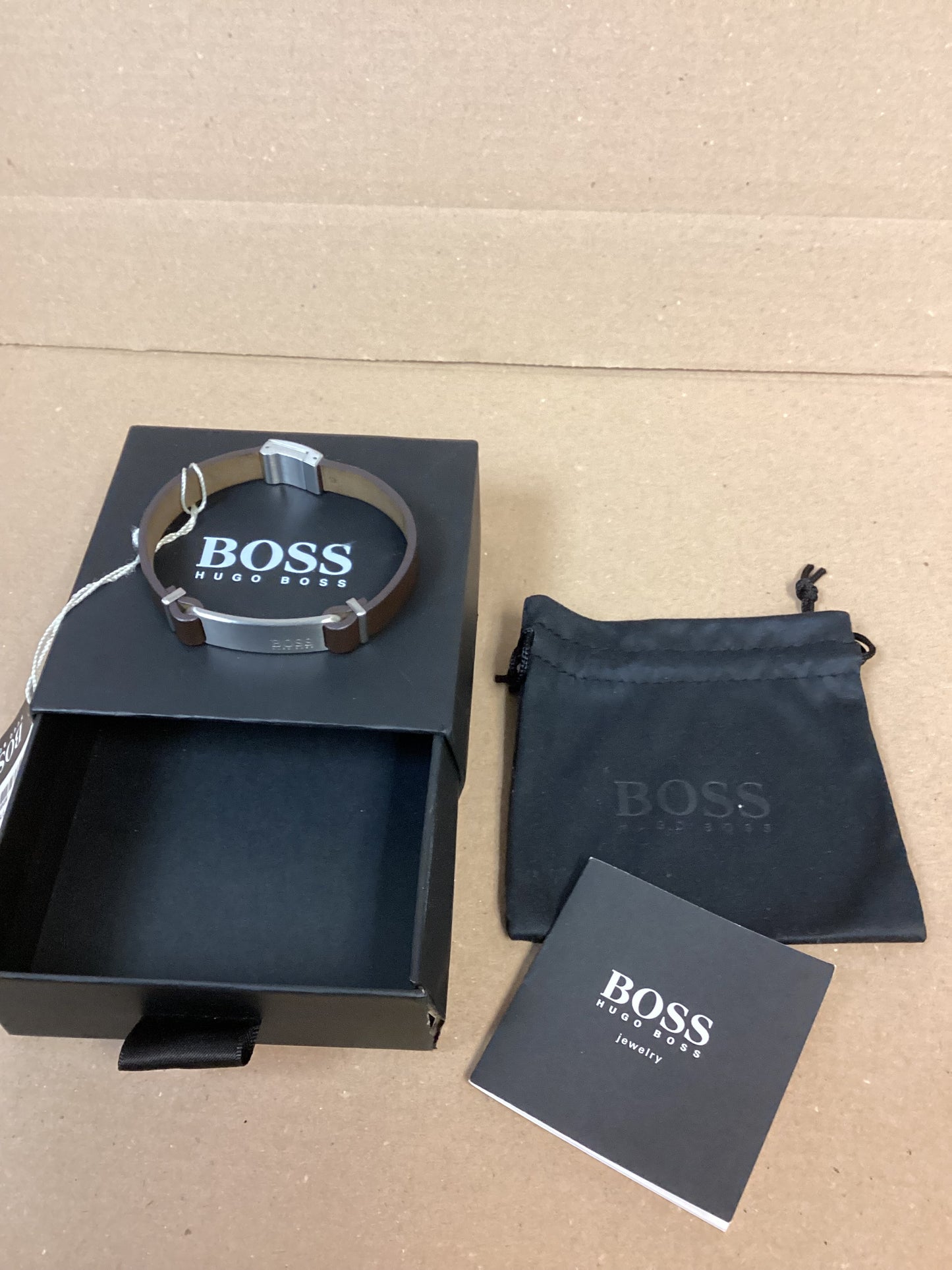 BNWT - Boss Jewellery Urbanite Bracelet Brown - 22CM