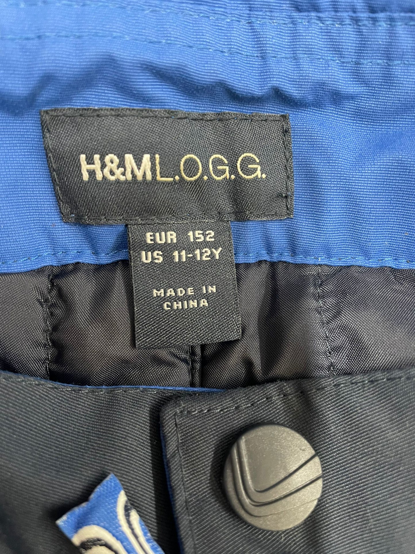 H&M L.O.G.G Blue/Navy Snow Suit 11/12 Years