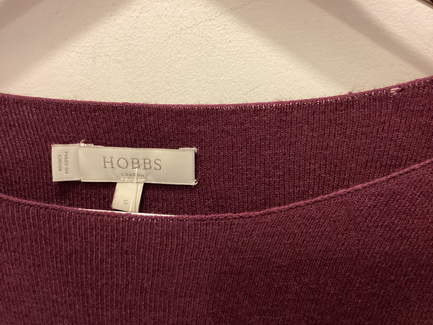 Hobbs London Burgundy Jumper Size S