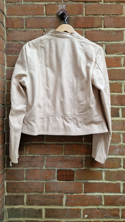 Ralph Lauren Ladies Pink Leather Jacket