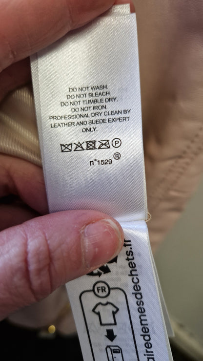 Ralph Lauren Ladies Pink Leather Jacket