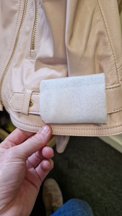 Ralph Lauren Ladies Pink Leather Jacket