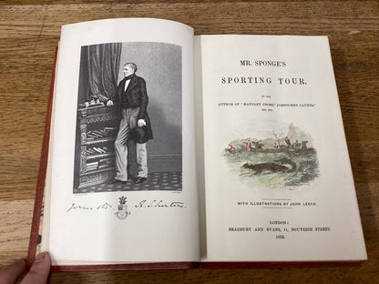 Mr Sponge's Sporting Tour, Robert Surtees. Hardcover with Dust Jacket. Limited Edition. Copy number 3 out of 100.