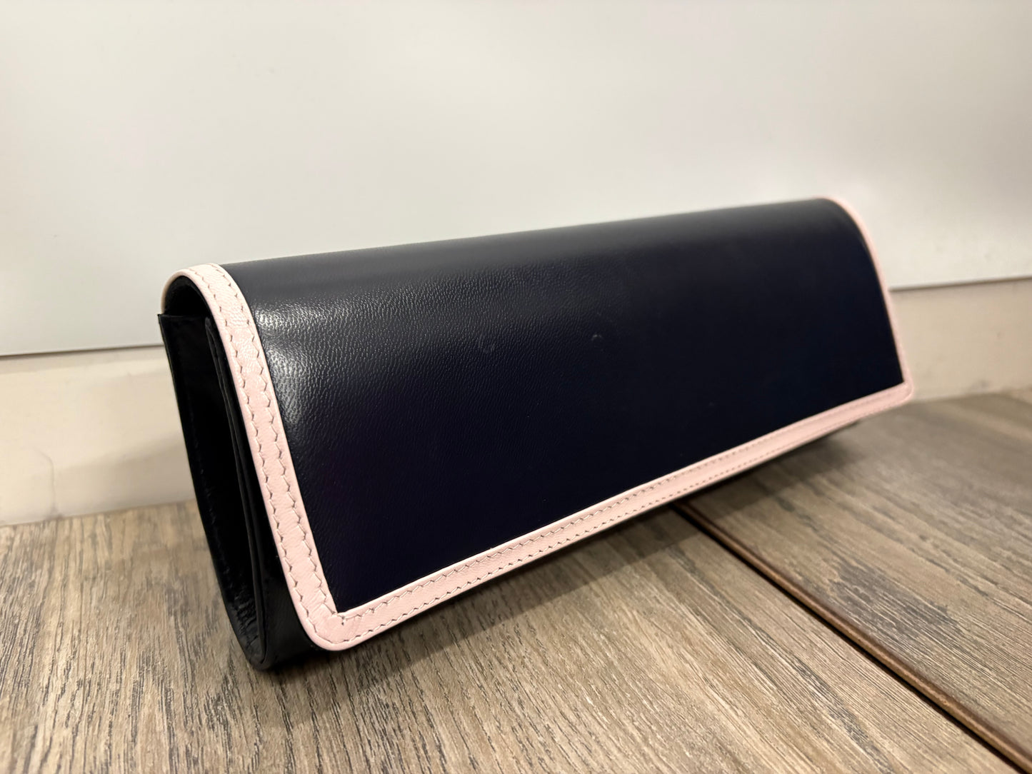 Jacques Vert Monique Navy Clutch Bag and Shoes Size 8