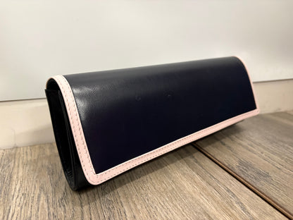 Jacques Vert Monique Navy Clutch Bag and Shoes Size 8