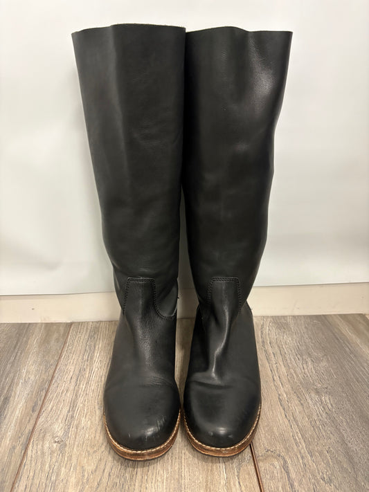 Pour La Victoire Black Leather Riding Boots Size 6.5 (US 8.5)