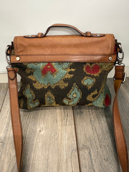 Fossil Maddox Patterned Leather Crossbody Bag