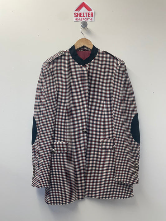 Terence Trout London Style Zs Blue/Red Check Jacket Size 98