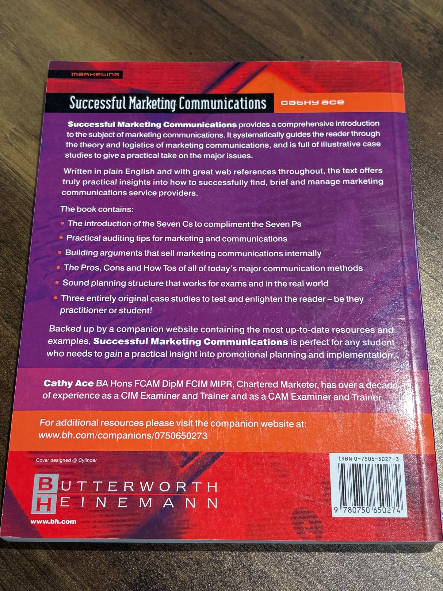 Successful Marketing Communications by Cathy Ace