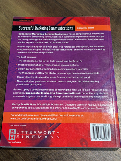 Successful Marketing Communications by Cathy Ace