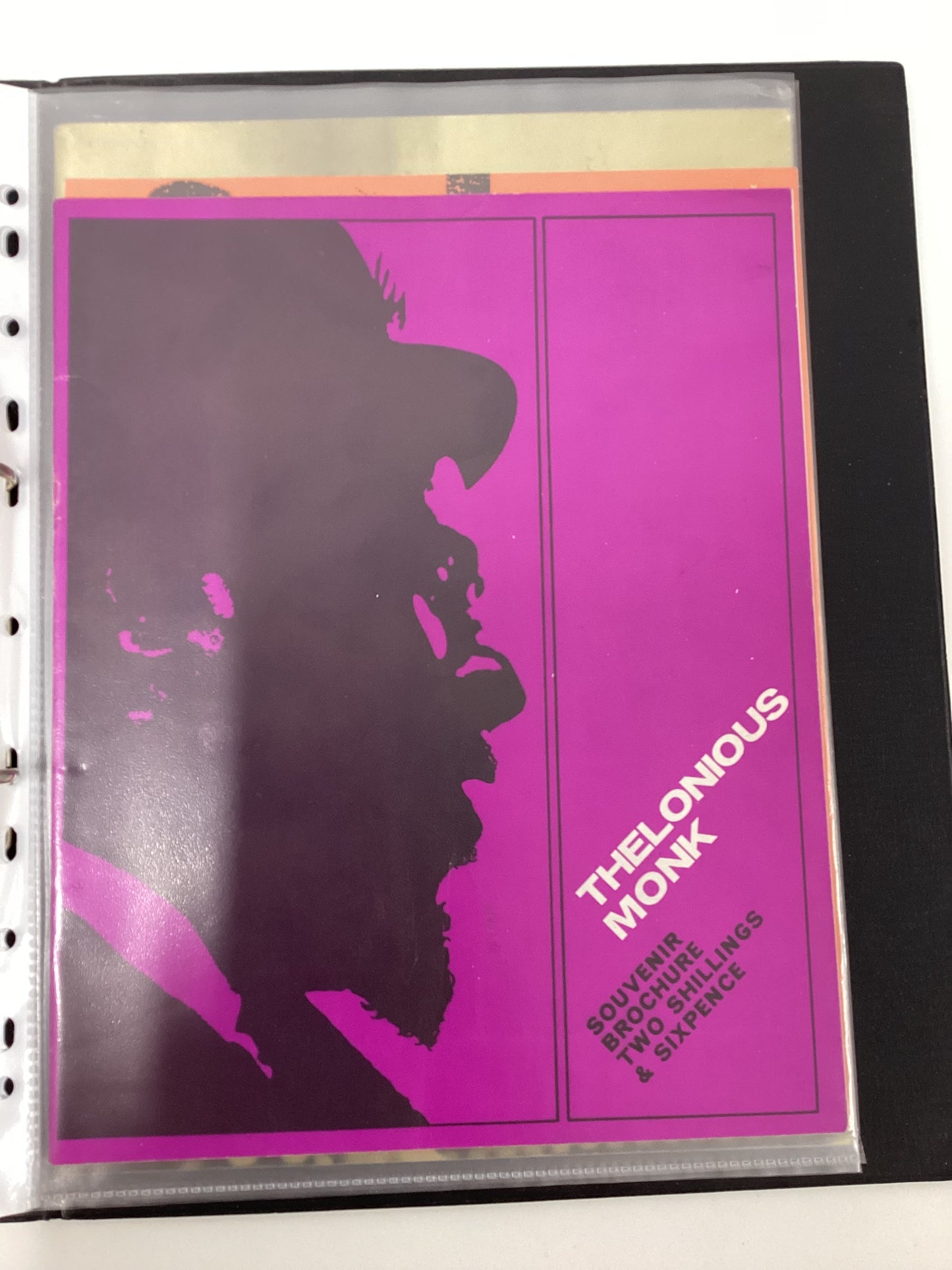21 Vintage Jazz Programmes In Folder