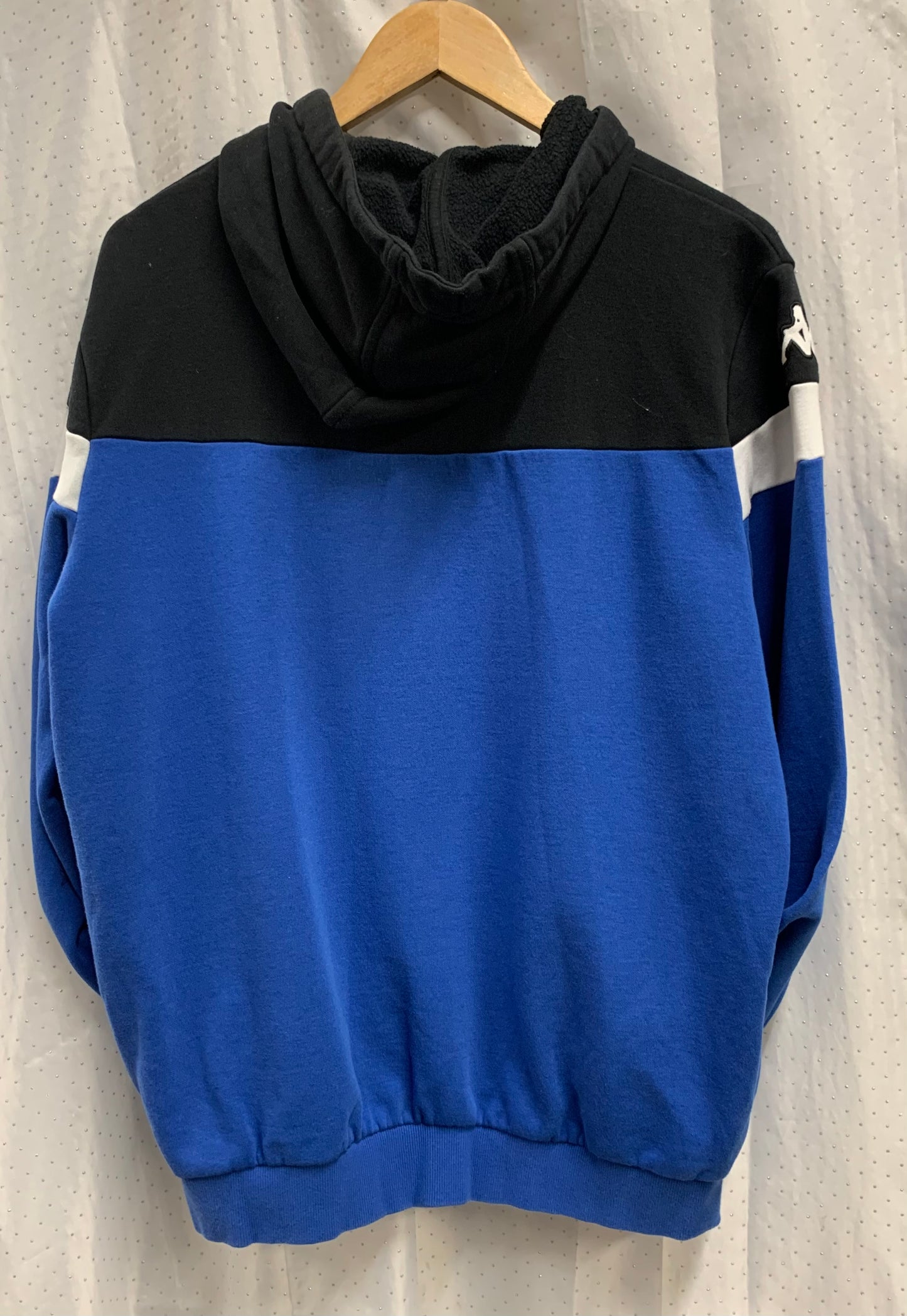 Large Blue and Black Kappa Hoodie