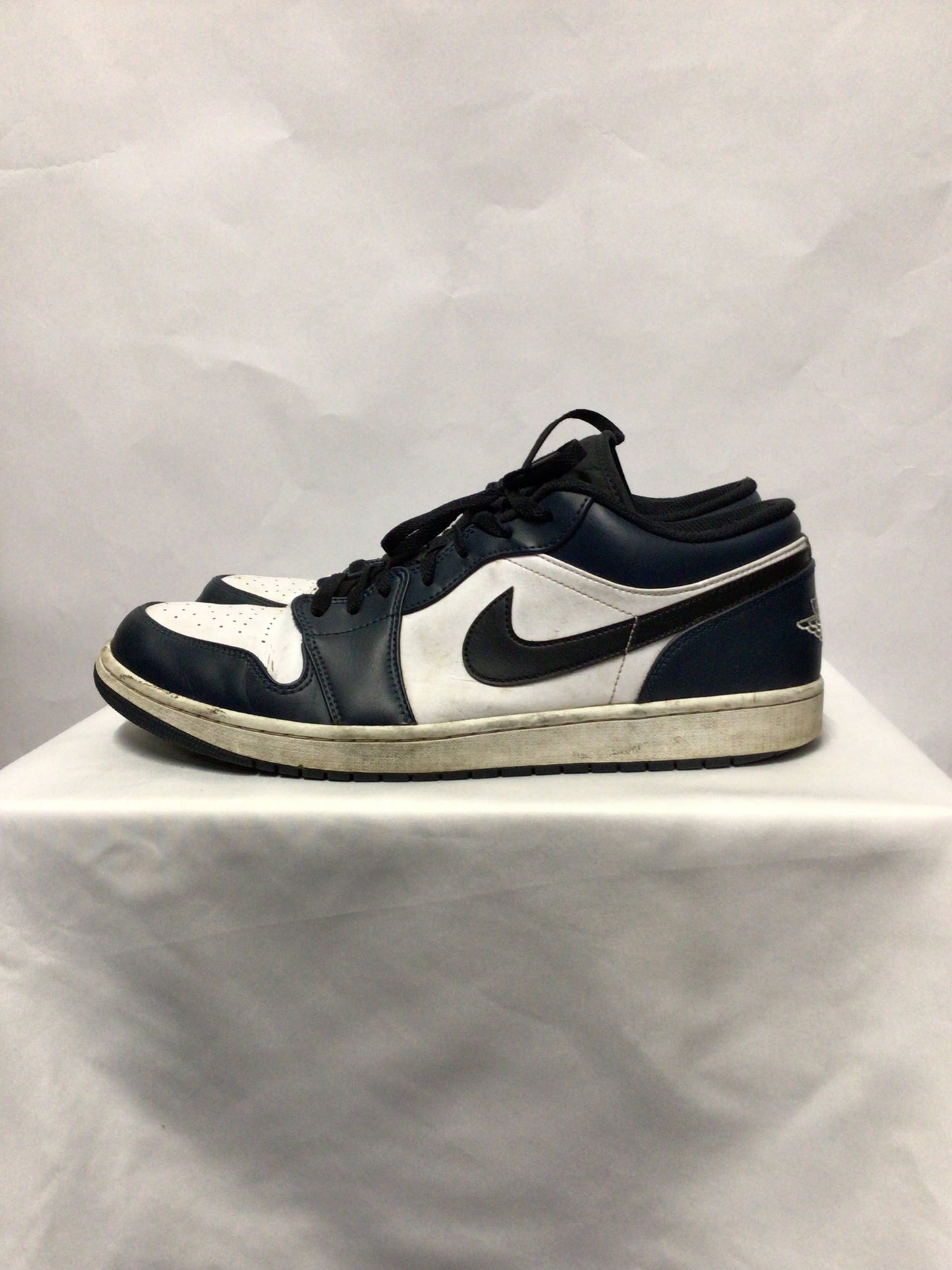 Nike Air Jordan 1 Navy Low Trainers 14