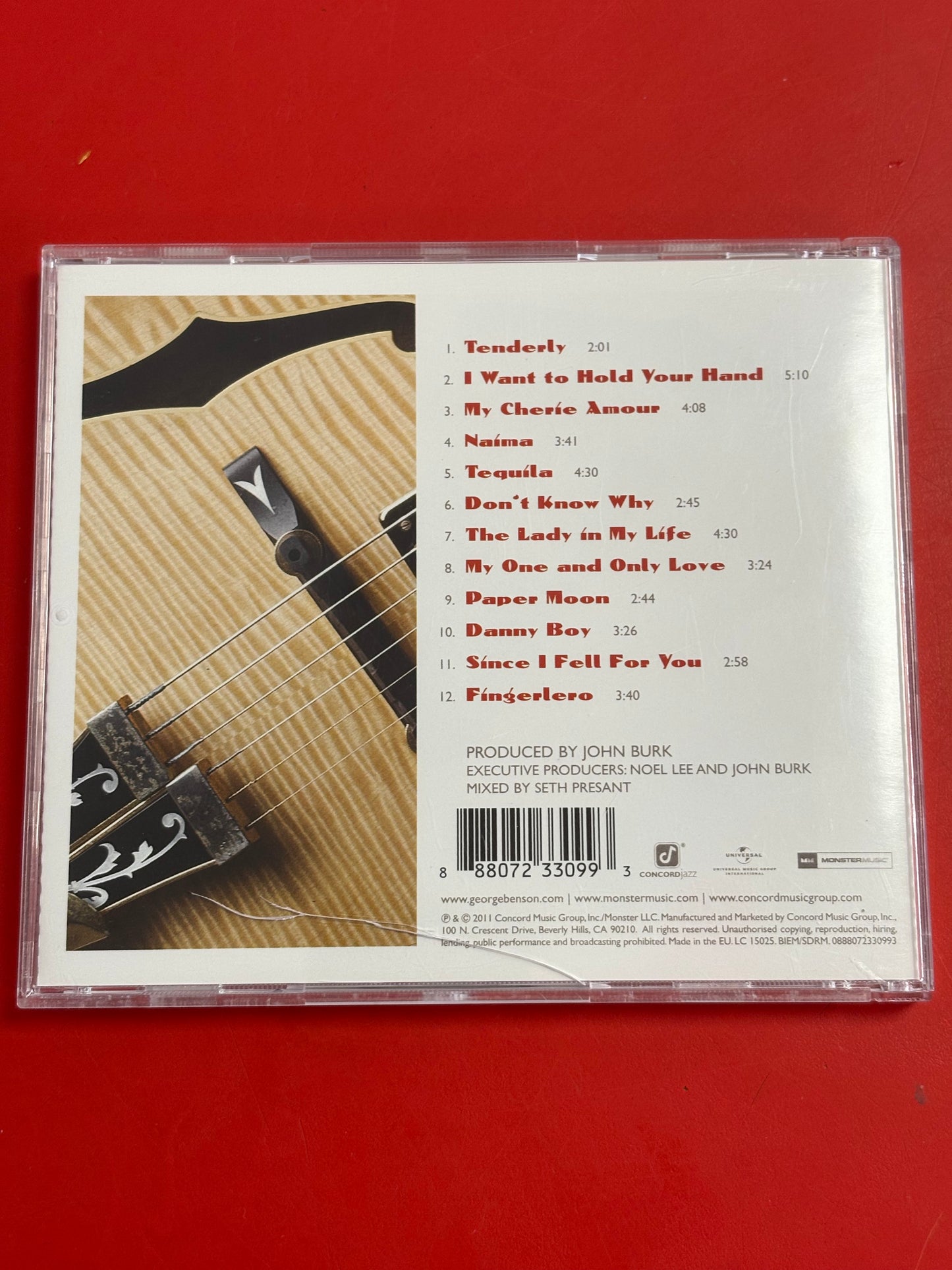 Guitar Man by George Benson Signed CD