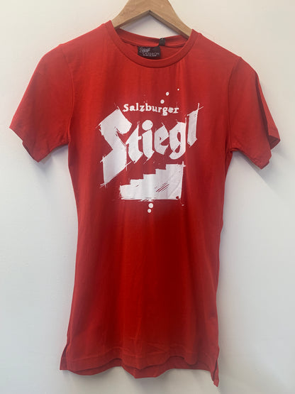 BNWT Salzburger Stiegl Beer T-Shirt in Red