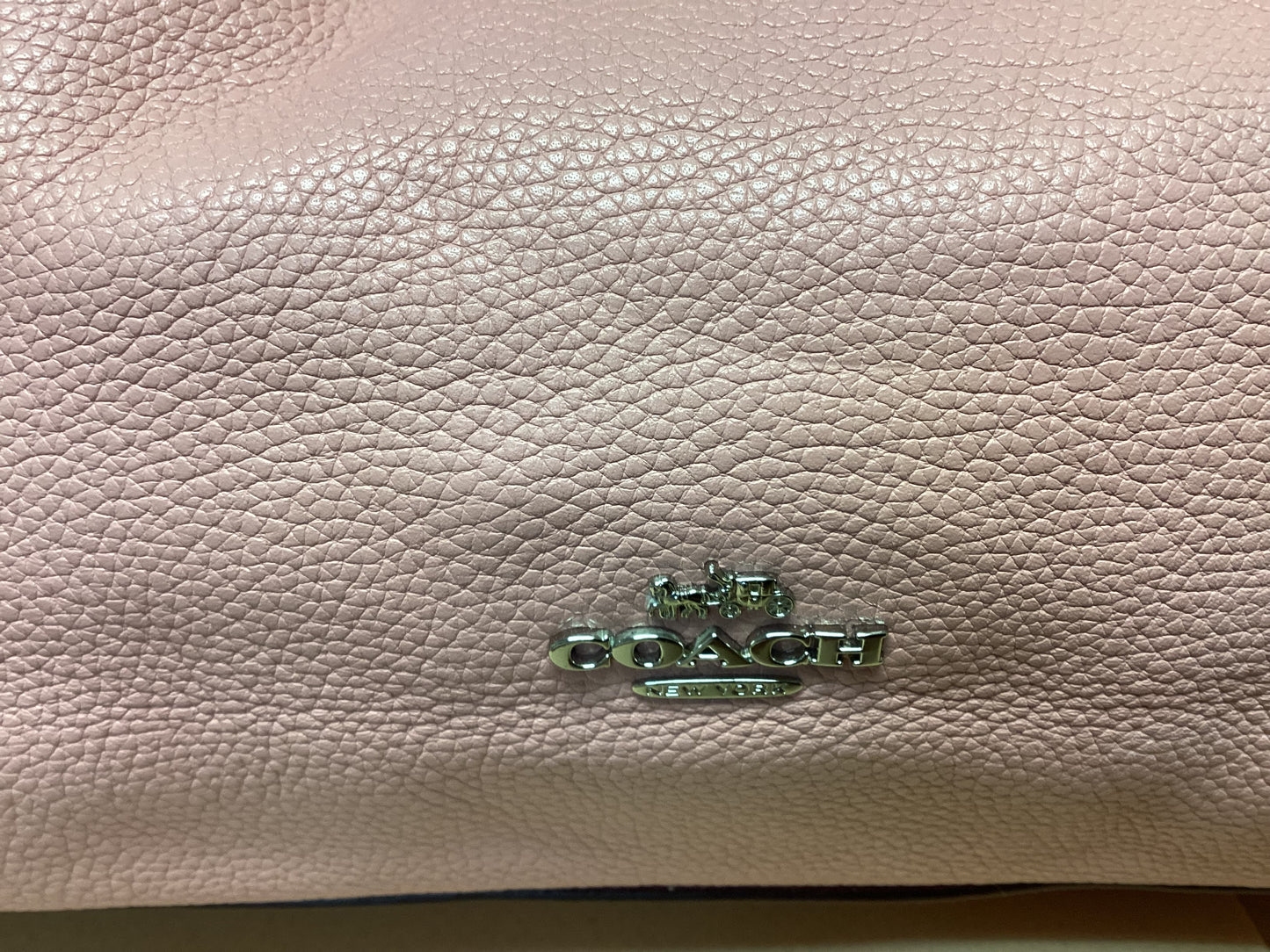 Coach 57124 Edie 28 Dusty Rose Leather Women's Shoulder Crossbody Bag