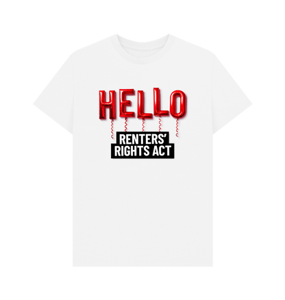 White Printed T-shirt Front