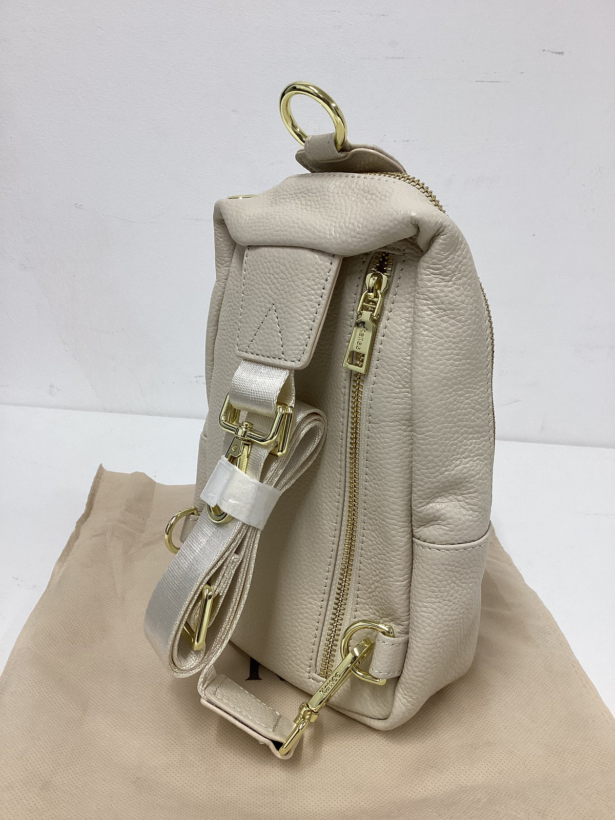 Kattee Sling Back Crossbody Leather Bag