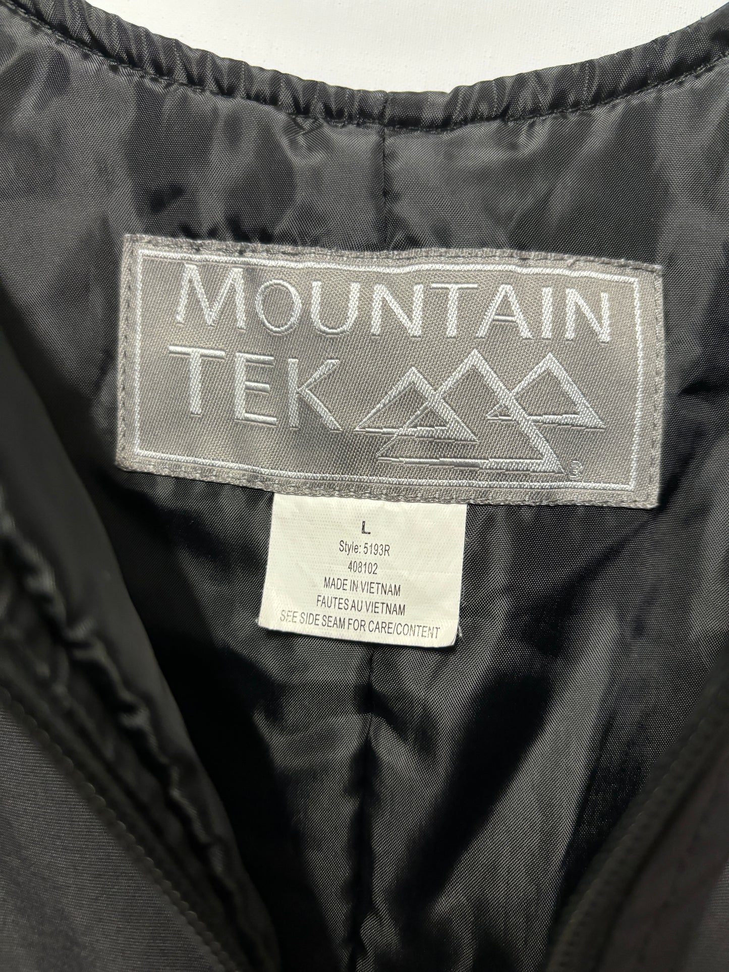 Mountain Tek Black Bib Ski Salopettes Large