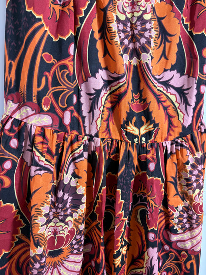 Oasis Paisley Print Halter Midi Dress Size 10 - BNWT