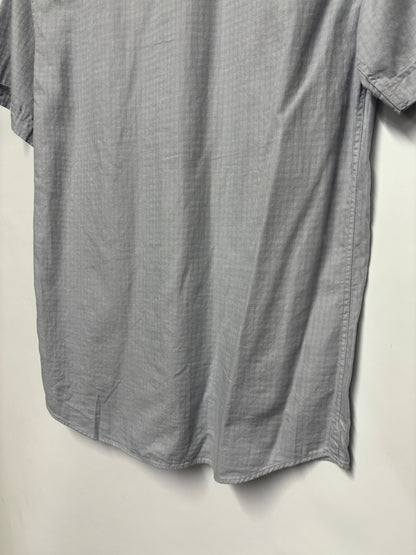 Allsaints Light Blue Sanborn Short Sleeve Shirt XS BNWT