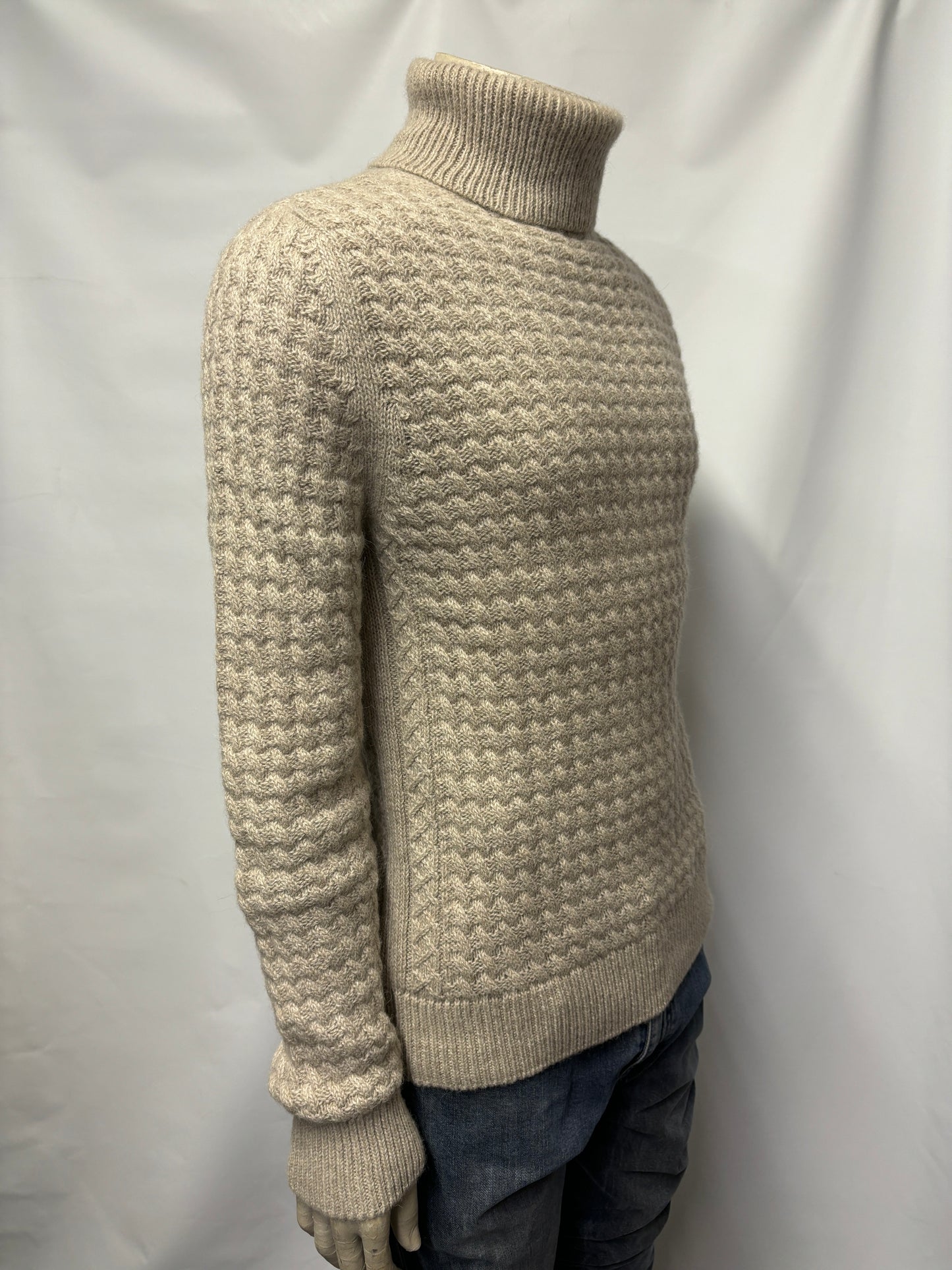 Bamfod & Sons Grey Alpaca Jumper S