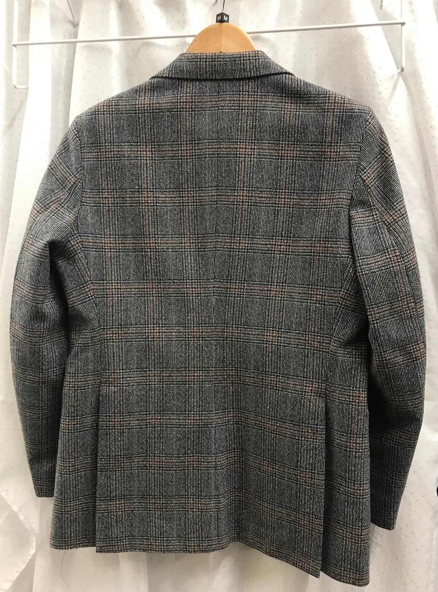 Thornproof Twist Tweed Grey with Coloured Check 40inch Chest Jacket