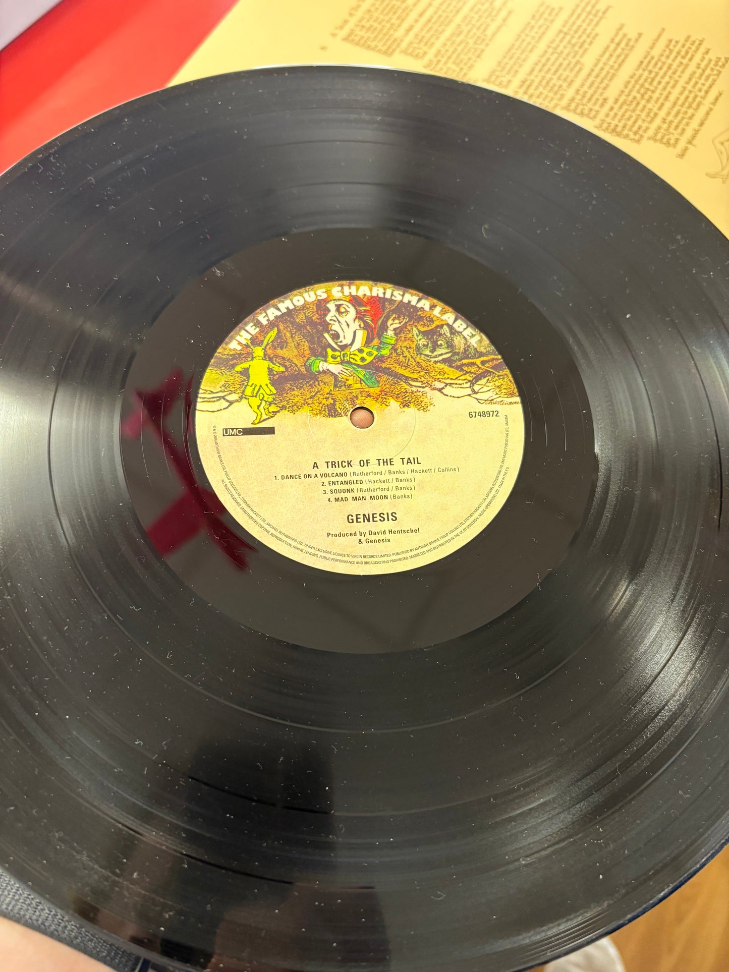 A Trick of the Tail by Genesis 12” Vinyl