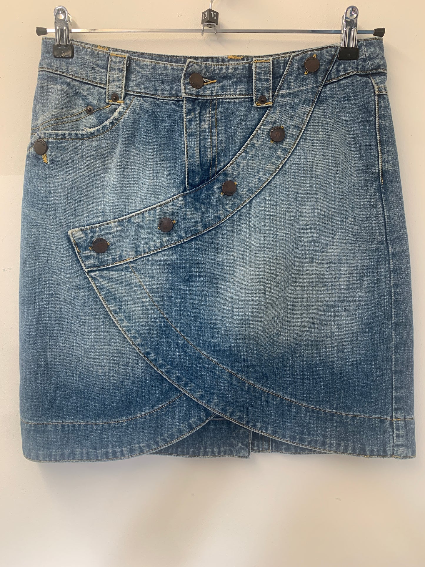 Y2K Cowboy Cowgirl Unique Denim Mini Skirt