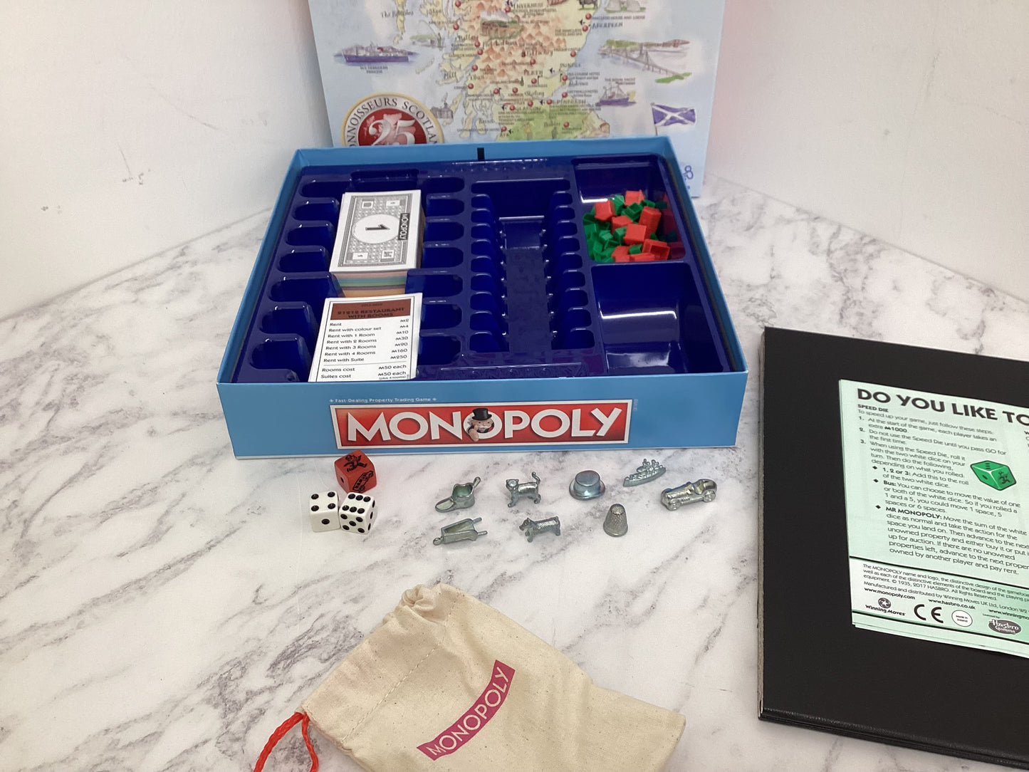 Monopoly Connoisseurs Scotland Limited Collector's Edition Family Board Game