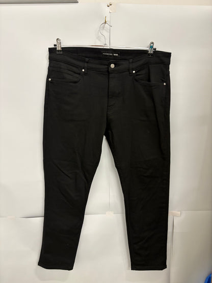 Porsche x BOSS Men’s Black Taber Tapered Trousers Size 34/30