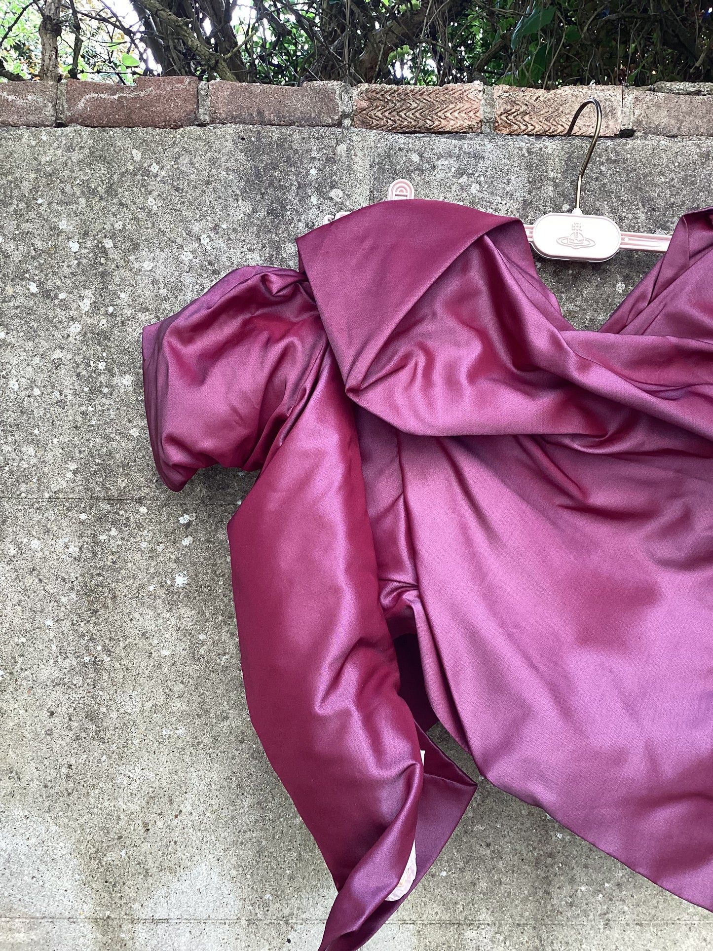 Vintage Vivienne Westwood Pink Taffeta Corset Size 16
