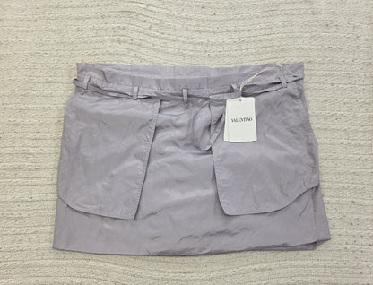 Valentino Lavender Pure Silk Skirt Size UK 10