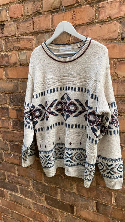 Vintage M&S Christmas Jumper, Large