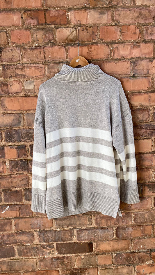 Cos jumper large, Stone and Cream