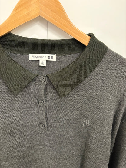 JW Anderson x Uniqlo Merino Blend Long-Sleeve Polo Dress Size XL