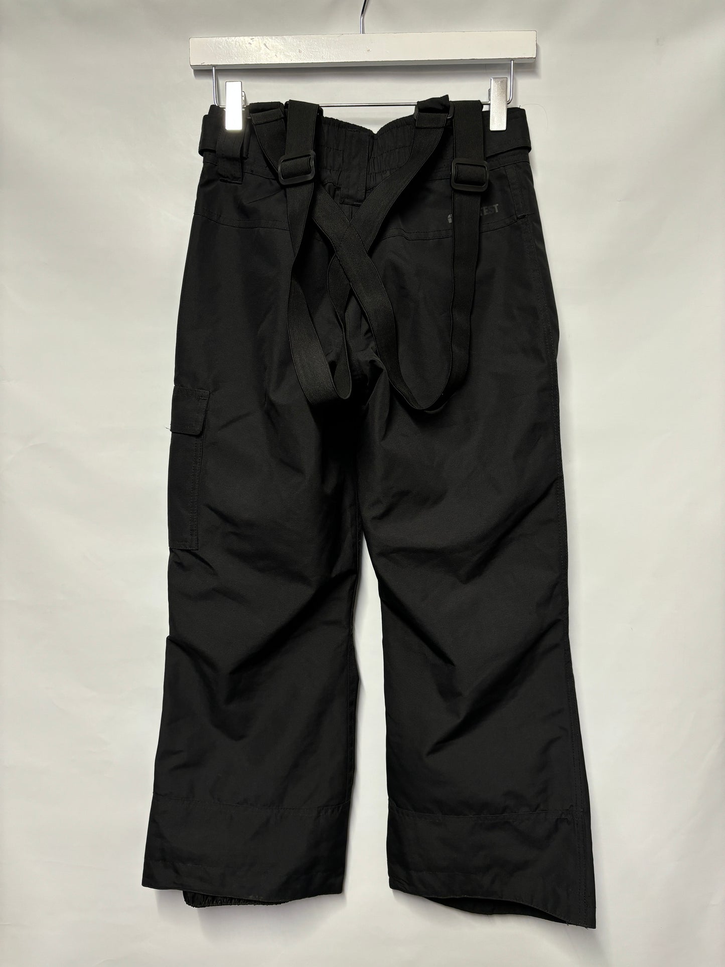 Protest Black Suspender Salopettes 140 / 10-11 Yrs